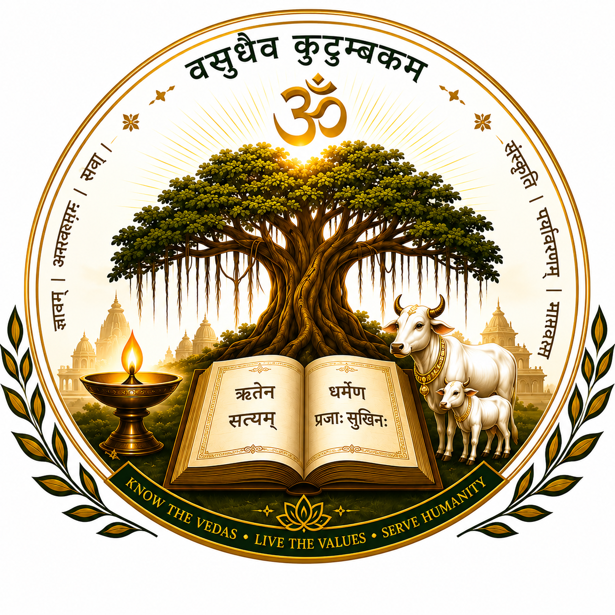 Vedanvesha Sansthan Logo